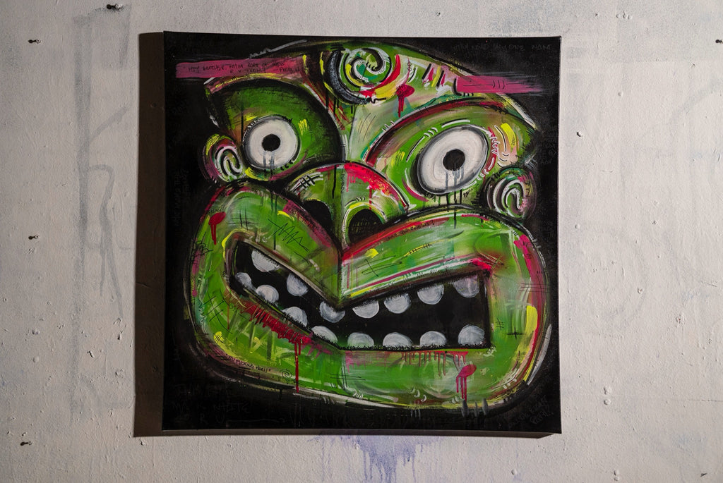 Electric Tiki on a wall