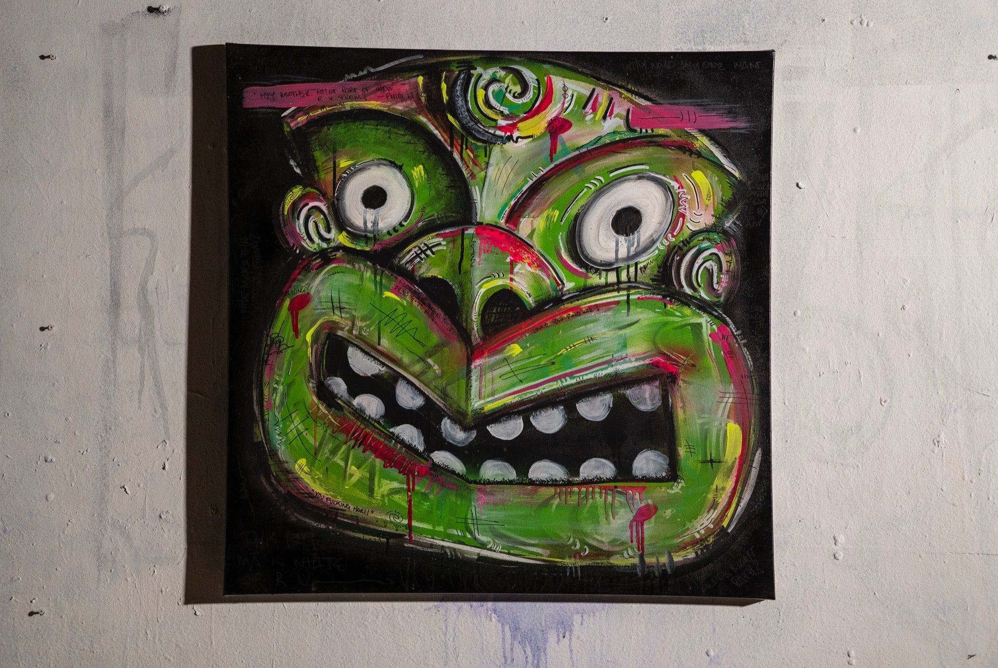 Electric Tiki on a wall