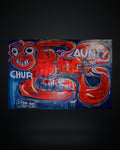 For The Aunties — acrylic on canvas